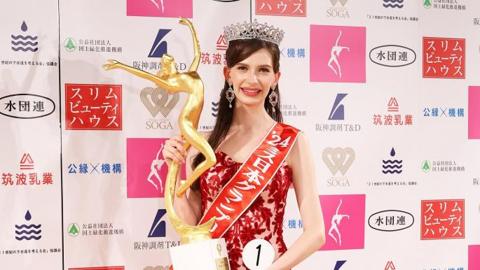 فوز عارضة أوكرانية بلقب ملكة جمال اليابان يثير